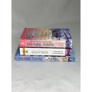 RaeAnne Thayne Romance Novel 3 Book Set Sleigh Bells Evergreen Springs Snowed In